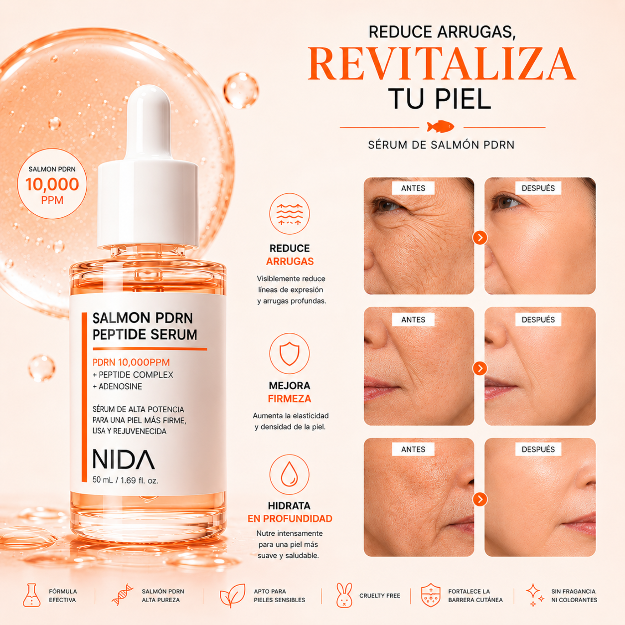 PDRN Salmon Peptide Serum