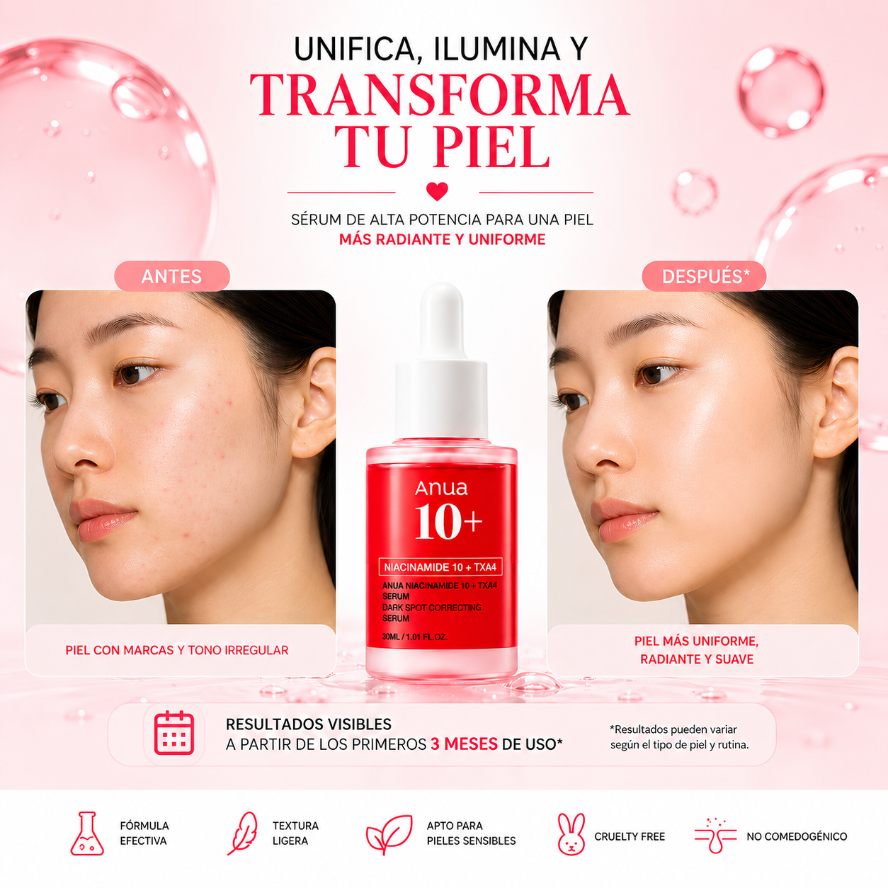 Niacinamida 10% + TXA 4% Serum